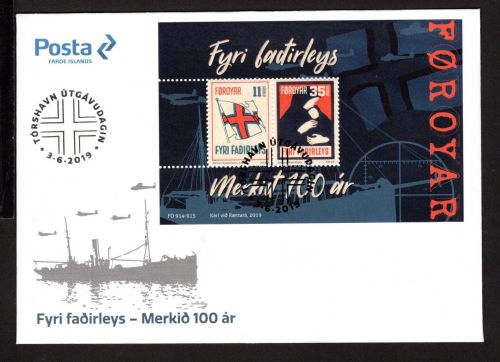 Färöer MiNr. Block 52 Ersttagsbriefe/ FDC Kinderhilfsfonds