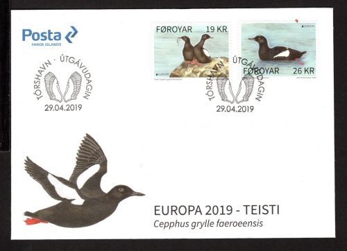 Färöer MiNr. 955-956 Ersttagsbriefe/ FDC Vögel