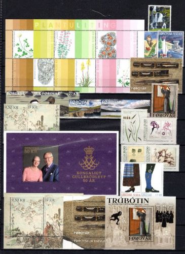 Färöer MiNr. Jahrgang 2017 postfrisch ohne selbstklebende