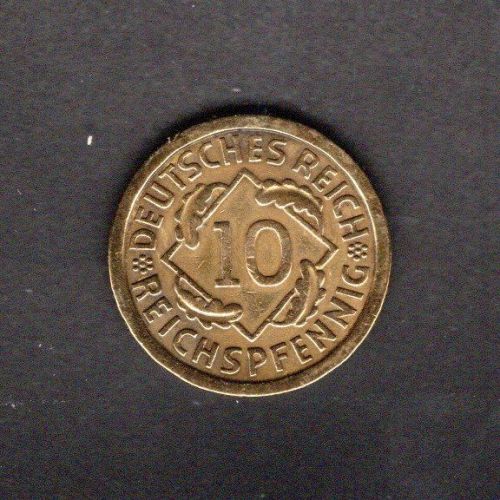 Weimar 1929 F 10 Reichspfennig