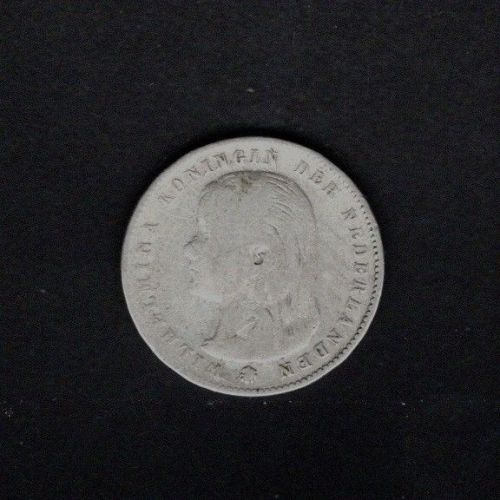 Niederlande 1897 25 Cents Königin Wilhelmina