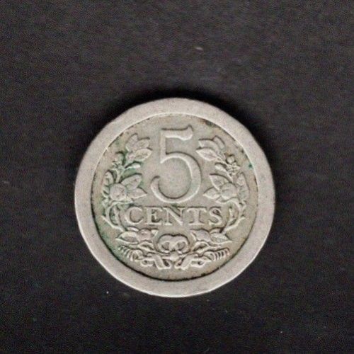 Niederlande 1908 5 Cents