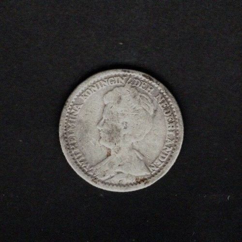 Niederlande 1916 25 Cents Königin Wilhelmina