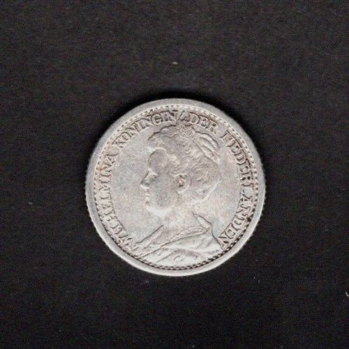 Niederlande 1918 25 Cents Wilhelmina