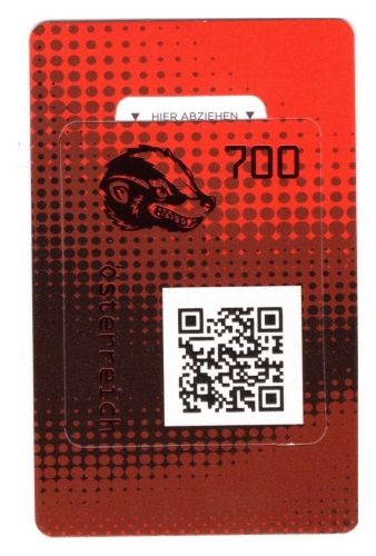 Österreich Cryp-stamp MiNr. 3539 ANK 5a Honigdachs schwarz, postfrisch