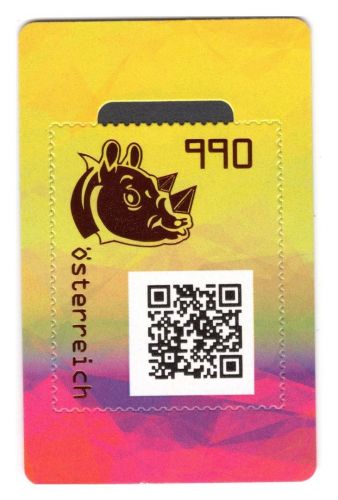 Österreich Cryp MiNr. 3616 Block 129 ANK 8a Rhino schwarz, postfrisch