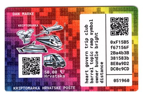 Kroatien Cryp MiNr. Block 77 Automobile: Kombi Van 2020, postfrisch