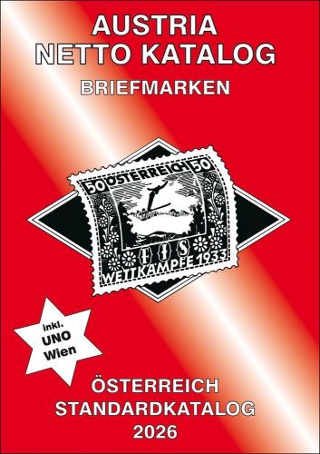 Austria Netto Katalog (ANK) Briefmarken Österreich Standard 2026 Neu