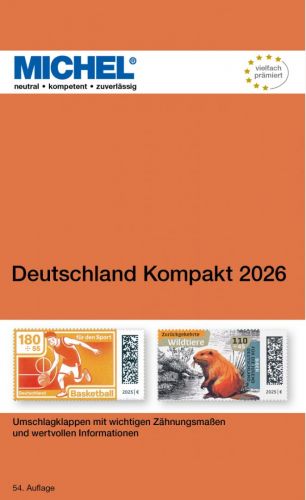 Michel Katalog Deutschland Kompakt 2026 6003 Neu