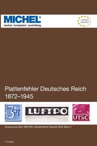 Michel Katalog Plattenfehler Deutsches Reich 1872-1945 4. Auflage 6097 Neu