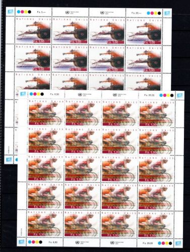 UNO Genf 20er Bögen MiNr. 516-517 postfrisch Jahr des Sports