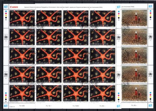 UNO Genf 20er Bögen MiNr. 514-515 ESst Weisheit der Natur