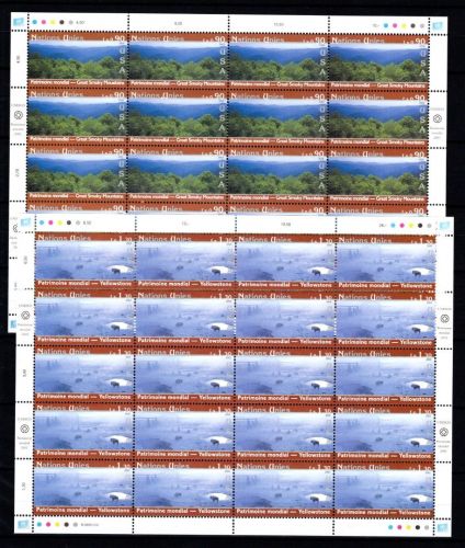 UNO Genf 20er Bögen MiNr. 473-474 postfrisch Welterbe