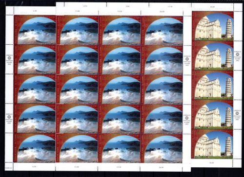 UNO Genf 20er Bögen MiNr. 448-449 postfrisch Welterbe