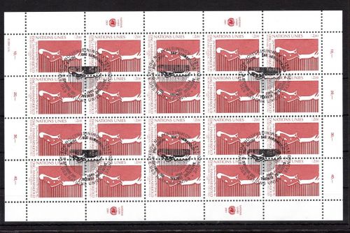 UNO Genf 20er Bogen MiNr. 423 ESst Dag Hammarskjöld