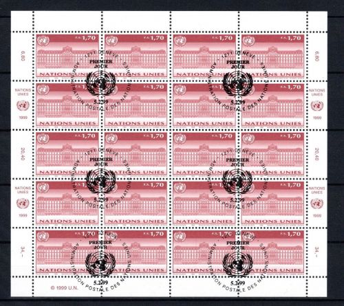 UNO Genf 20er Bogen MiNr. 360 ESst UNO-Gebäude