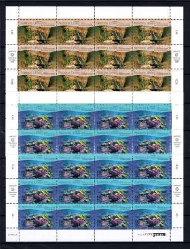 UNO Genf 20er Bögen MiNr. 361-362 postfrisch Welterbe