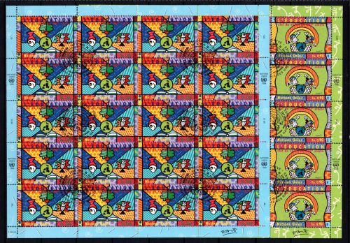 UNO Genf 20er Bögen MiNr. 382-383 ESst Bildung