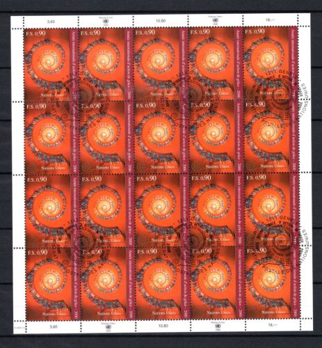 UNO Genf 20er Bogen MiNr. 384 ESst Jahr der Danksagung