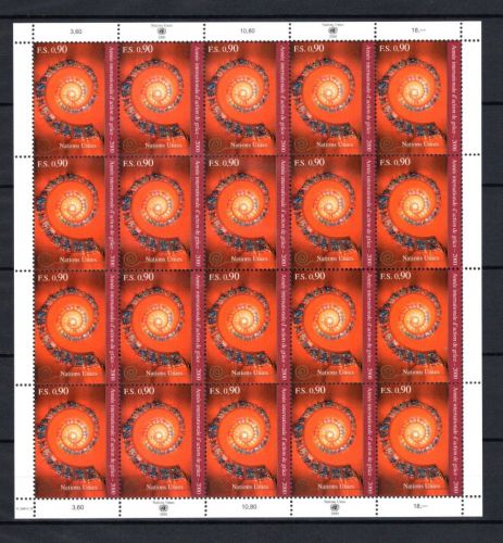 UNO Genf 20er Bogen MiNr. 384 postfrisch Jahr der Danksagung