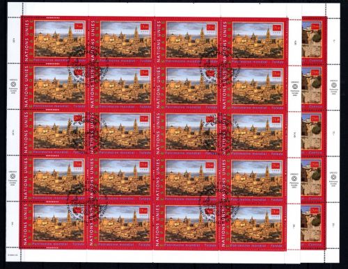 UNO Genf 20er Bögen MiNr. 399-400 ESst Welterbe