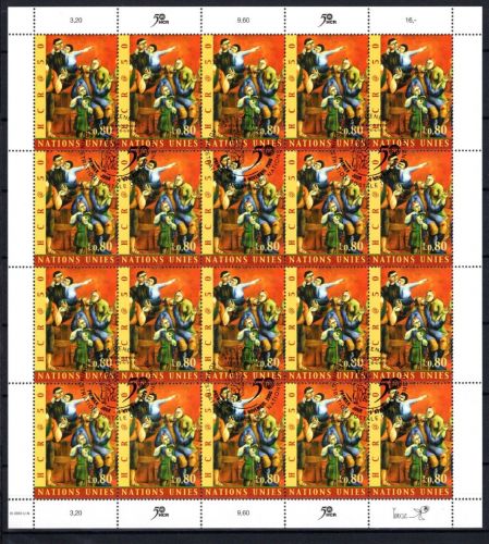 UNO Genf 20er Bogen MiNr. 407 ESst Hoher Flüchtlingskommissar
