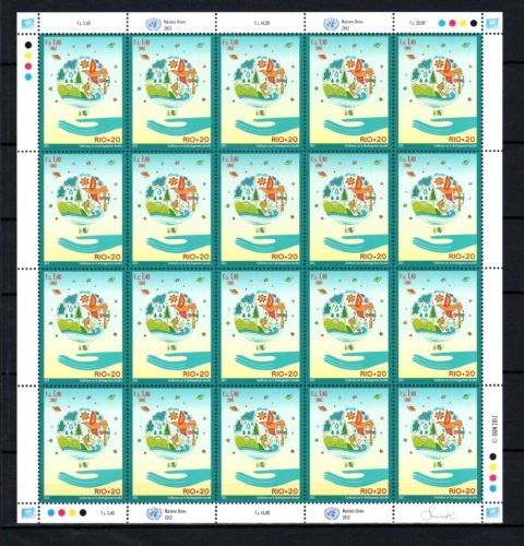 UNO Genf 20er Bogen MiNr. 794 postfrisch nachhaltige Entwicklung