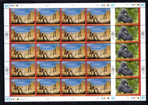 UNO Genf 20er Bögen MiNr. 797-798 postfrisch Welterbe