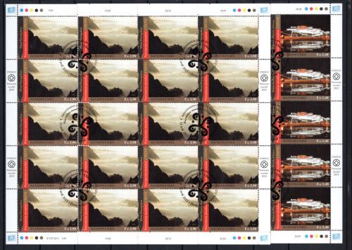 UNO Genf 20er Bögen MiNr. 809-810 ESst Welterbe