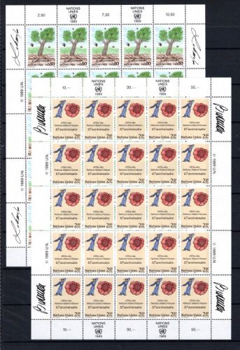 UNO Genf 20er Bögen MiNr. 178-179 postfrisch Wiener Büro