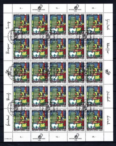 UNO Genf 25er Bogen MiNr. 262 ESst Hundertwasser