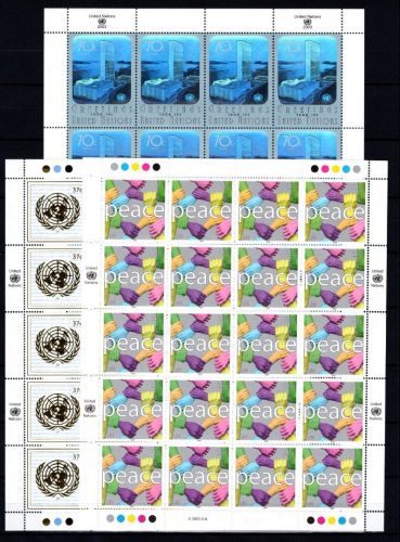 UNO New York 20er Bögen MiNr. 920-922 postfrisch