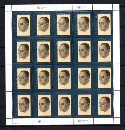 UNO New York 20er Bogen MiNr. 931 postfrisch Ralph Bunche