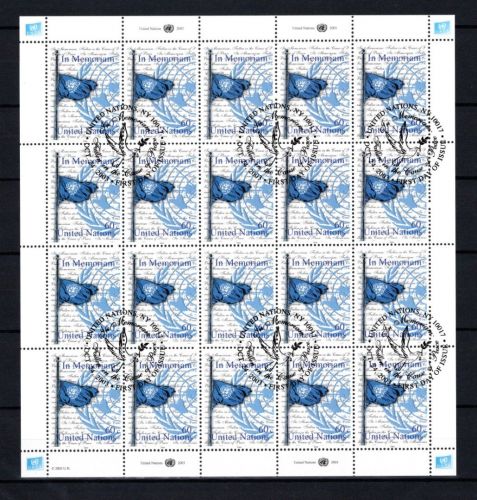 UNO New York 20er Bogen MiNr. 940 ESst