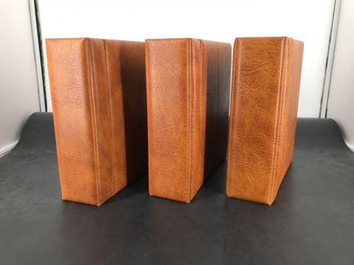 3 Safe Compact Luxus 7870 Ringbinder o. Kassette Braun genarbt neuwertig