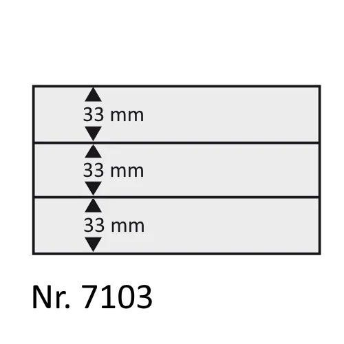 Safe Einsteckkarten Transparent mit 3 Streifen, C6 (50er Pack) 7103 Neu