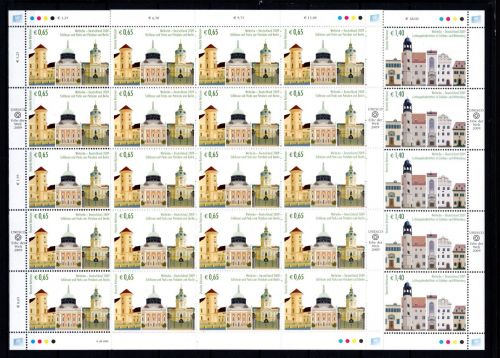 UNO wIEN 20er Bögen MiNr. 597-598 postfrisch Welterbe