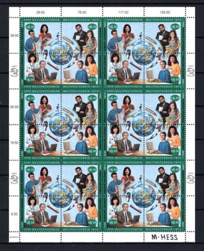 UNO Wien ZD-Bogen MiNr. 294-297 postfrisch Umwelt und Entwicklung