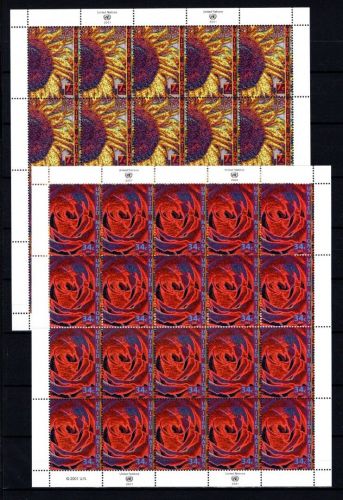 UNO New York 20er Bögen MiNr. 870-871 postfrisch Blumen