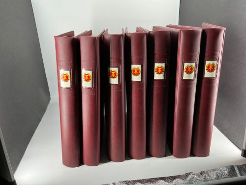 Lindner DDR 1949-1990 Vordrucke in 7 Ringbindern neuwertig