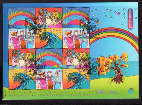 UNO Wien ZD-Bogen MiNr. 367-370 ESst Nachhaltige Entwicklung