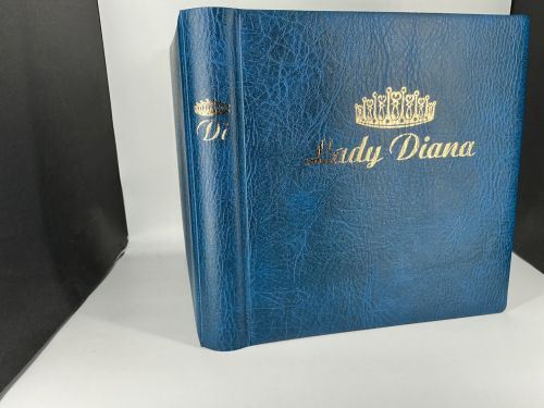 Lindner Ringbinder Blau 1104-B Lady Diana neuwertig