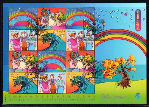 UNO Wien ZD-Bogen MiNr. 367-370 ESst Nachhaltige Entwicklung