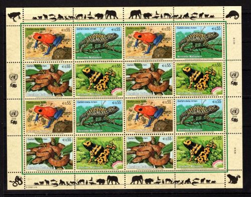 UNO Wien ZD-Bogen MiNr. 461-464 postfrisch gefährdete Arten