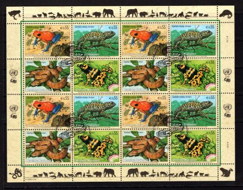 UNO Wien ZD-Bogen MiNr. 461-464 ESst gefährdete Arten