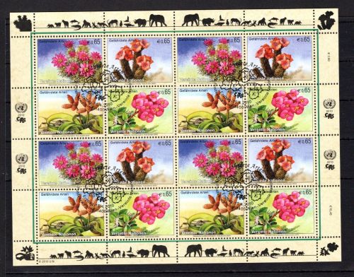 UNO Wien ZD-Bogen MiNr. 639-642 ESst gefährdete Arten