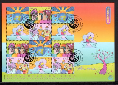 UNO New York ZD-Bogen MiNr. 900-903 ESst Nachhaltige Entwicklung