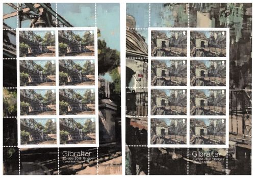 Gibraltar Kleinbogensatz MiNr. 1938-1841 Brücken postfrisch Cept 2018