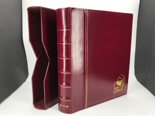 DP Ringbinder/ Kassette Rot Pro Collect extra inkl. 8 Hüllen neuwertig