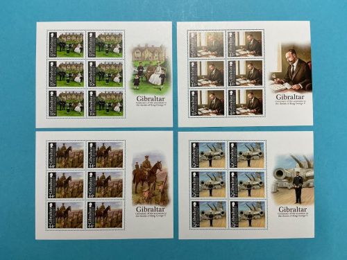 Gibraltar Kleinbogensatz MiNr. 1370-1373 postfrisch Geschichte